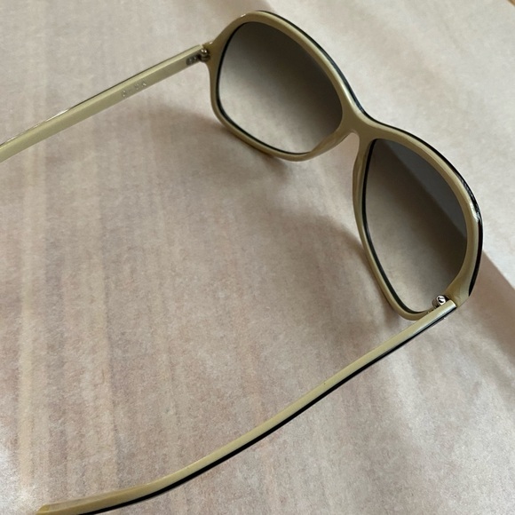 Dita Lotus Oversized Gradient Sunglasses Black Ivory Made in Japan - Picture 3 of 8